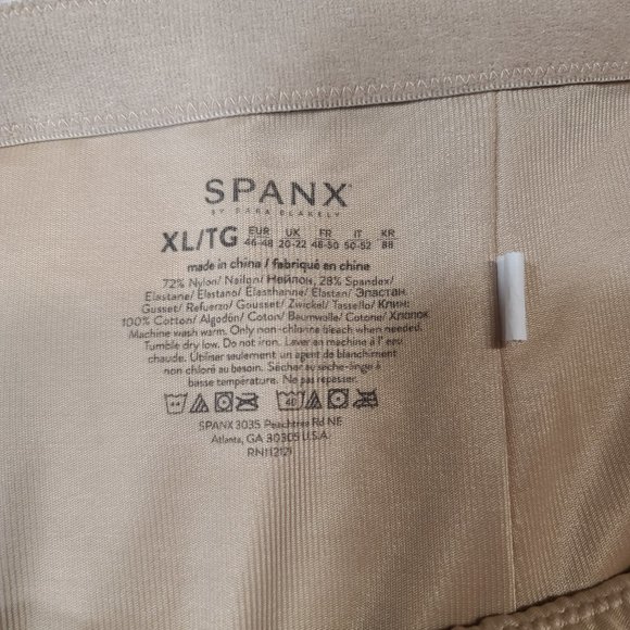 Spanx XL Power Shorts Shapewear Closed Crotch - Picture 3 of 4
